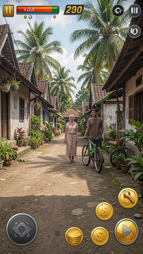 8364 - Tangkapan layar menampilkan karakter utama dalam aksi.