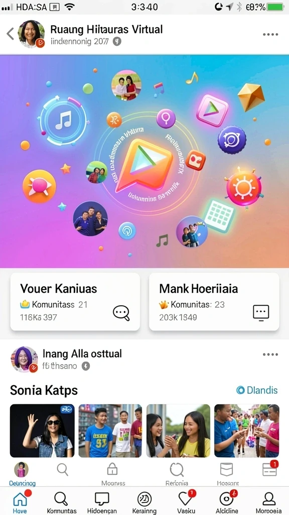 cinema77 - Tampilan antarmuka yang modern dan intuitif.
