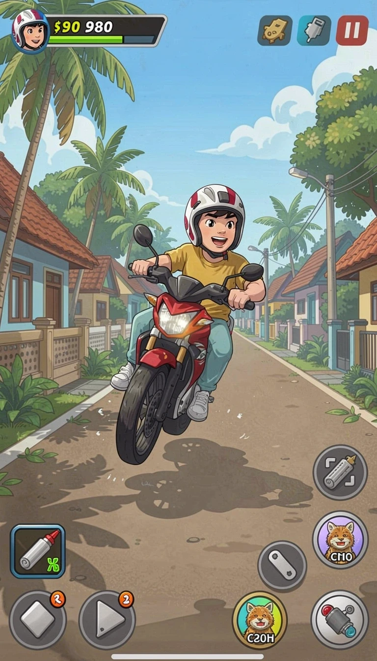 watitoto - Karakter yang unik dengan kemampuan berbeda.